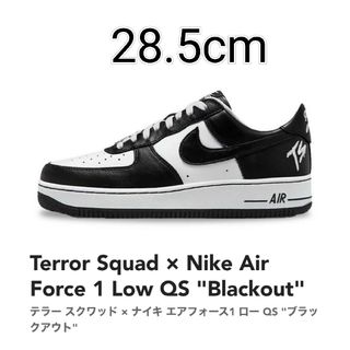 ナイキ(NIKE)のNIKE テラースクワッド×エアフォース1 ロー QS ブラックアウト 28.5(スニーカー)