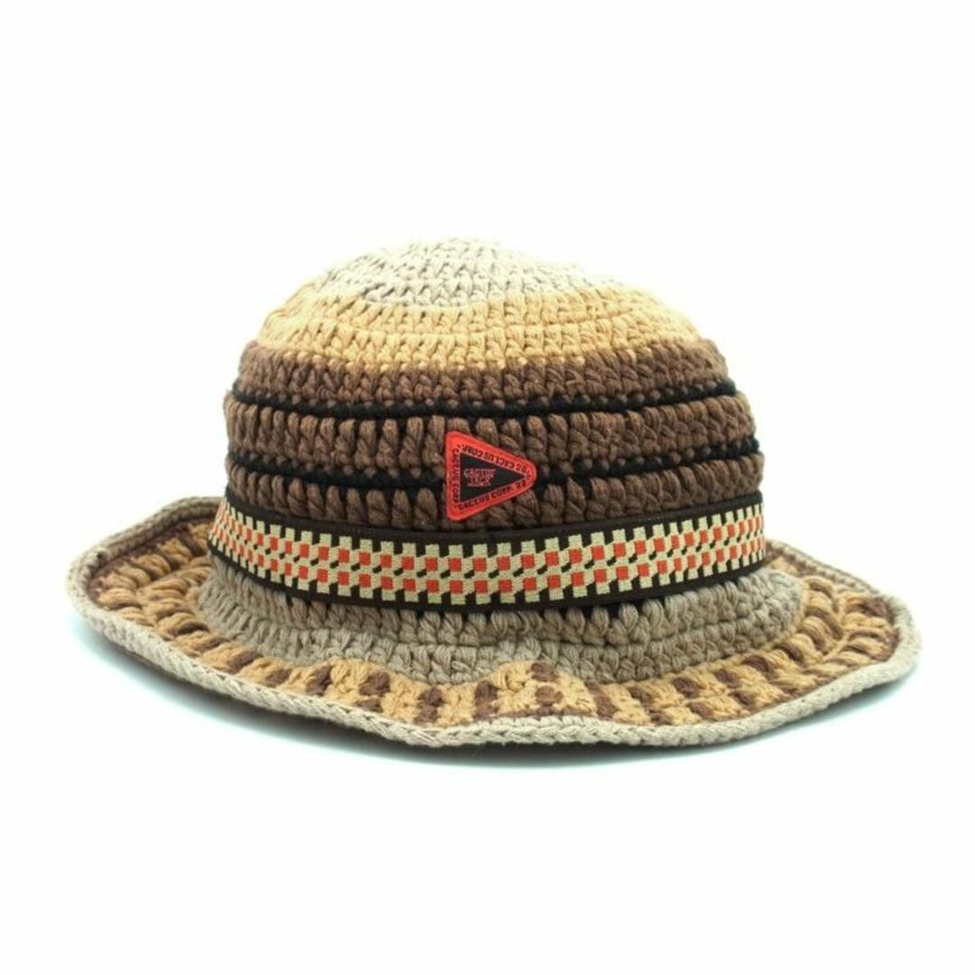 トラヴィススコット カクタスジャック Travis Scott Cactus Jack ■ 【 CROCHET BUCKET HAT Multi 】 トラヴィス スコット カクタス ジャック クロシェット バケット ハット　n5167 メンズの帽子(ハット)の商品写真