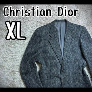 Christian Dior - 【希少デザイン】　クリスチャンディオール　テーラードジャケット　ウール　XL