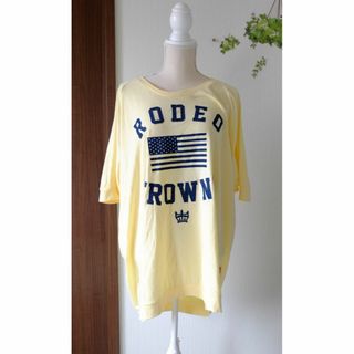 ロデオクラウンズワイドボウル(RODEO CROWNS WIDE BOWL)のno.8　RCWB　ロデオクラウンズワイルドボウル　ビッグサイズカットソー(カットソー(長袖/七分))