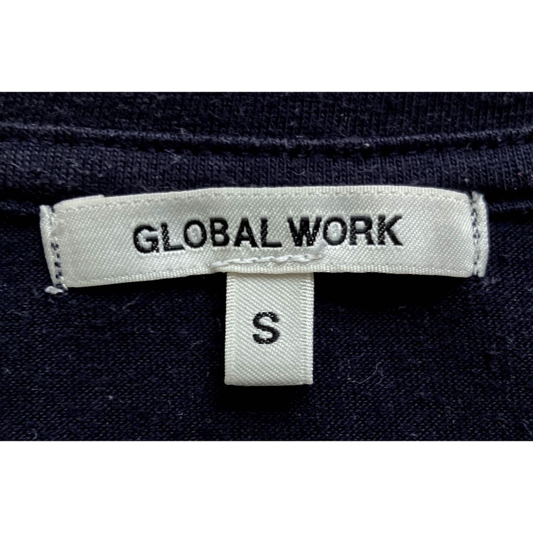 GLOBAL WORK(グローバルワーク)のグローバルワーク　トップス　Ｓ　ネイビー　長袖　春秋　ペプラム　 レディースのトップス(カットソー(長袖/七分))の商品写真