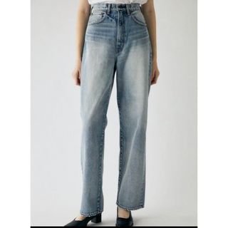 マウジー(moussy)のmoussy HW DAMAGE LOOSE STRAIGHT 24インチ(デニム/ジーンズ)