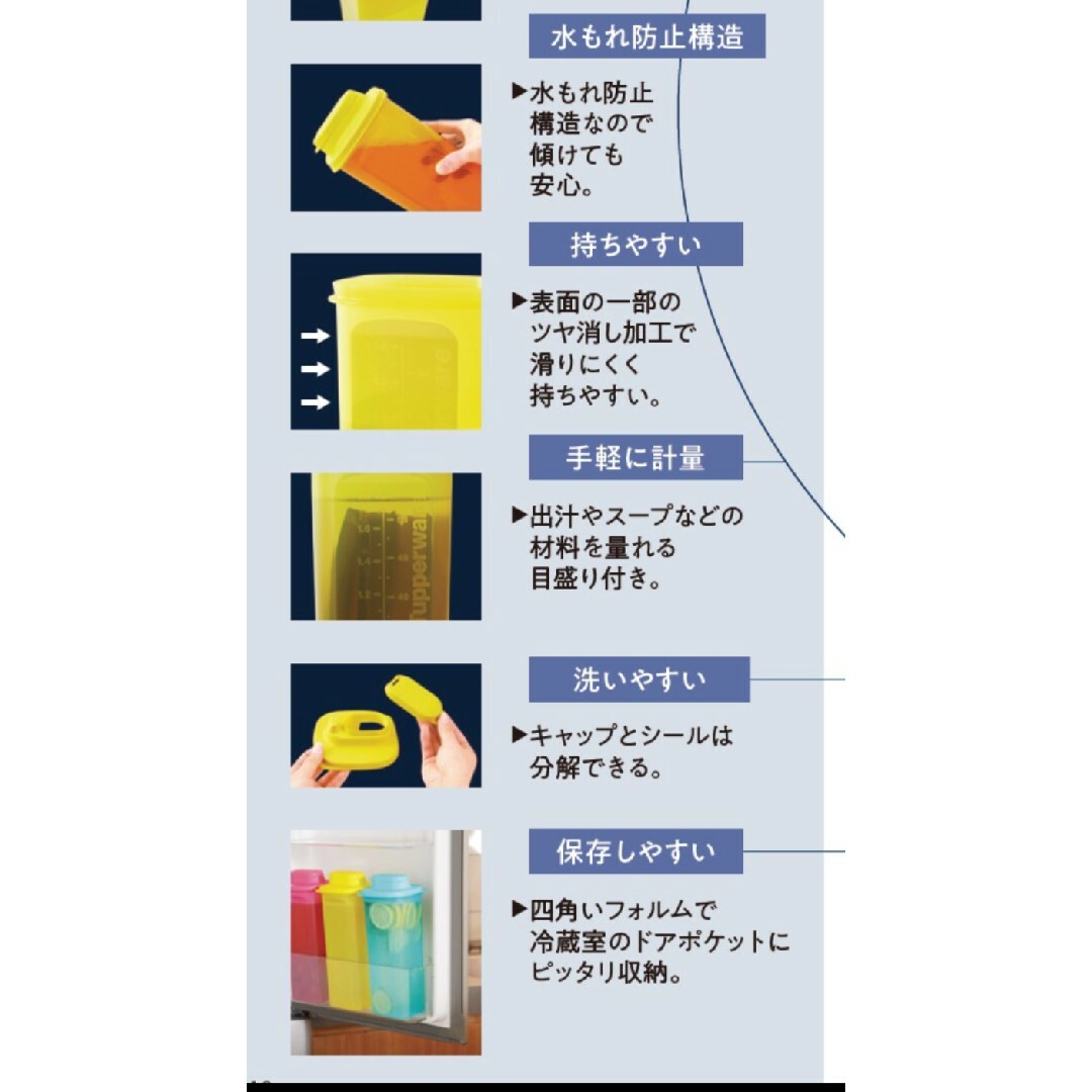 TupperwareBrands(タッパーウェア)のTupperware容器セット（e） インテリア/住まい/日用品のキッチン/食器(容器)の商品写真