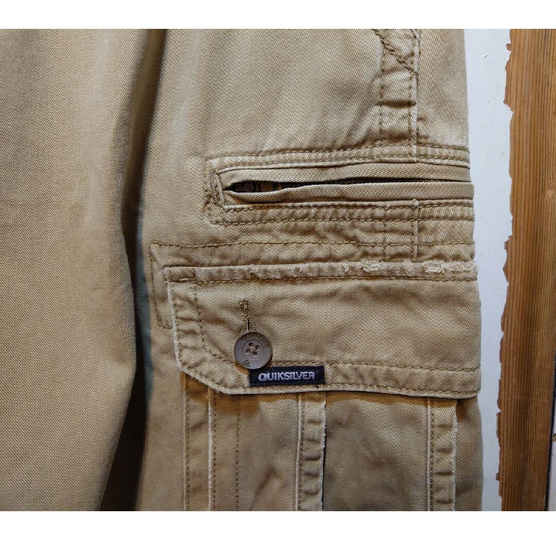 QUIKSILVER - ☆US古着クイックシルバー/カーゴショーツ QUIKSILVER - ☆US古着クイックシルバー/カーゴショーツ