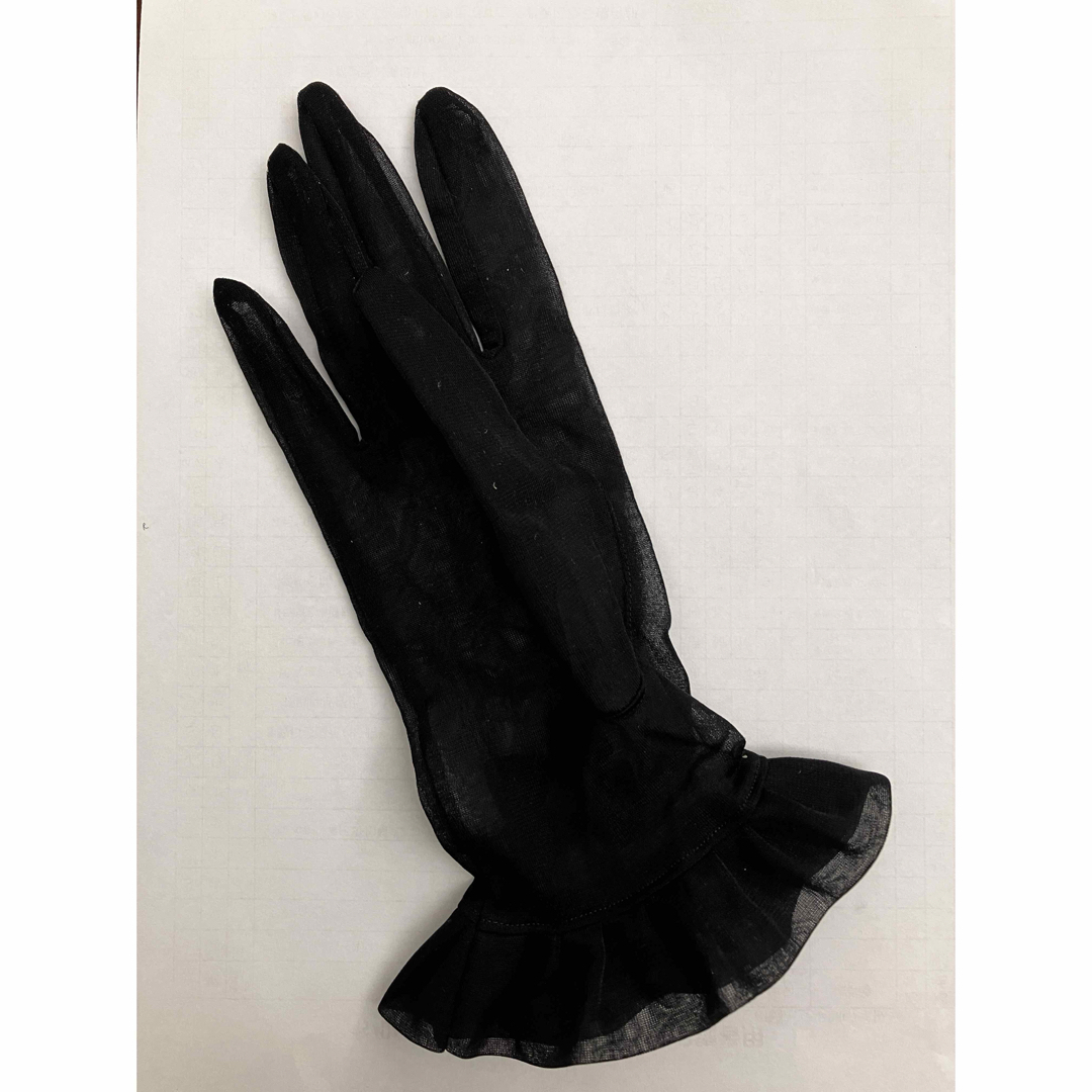 おしゃれ手袋　レーシー　黒 レディースのファッション小物(手袋)の商品写真