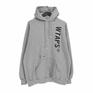 ダブルタップス(W)taps)のダブルタップス WTAPS ■ 23AW 【 SIGN HOODY COTTON 232ATDT HPM01S 】 フロント サイン ロゴ プリント スウェット パーカー　h0346(パーカー)