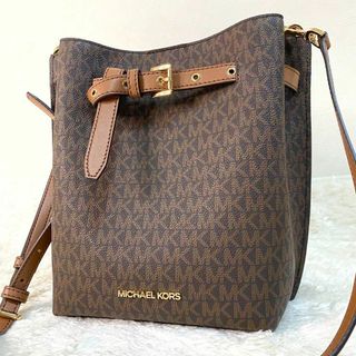 マイケルコース(Michael Kors)の【未使用級】　マイケルコース　エミリア　バケットバッグ　ショルダーバッグ(ショルダーバッグ)