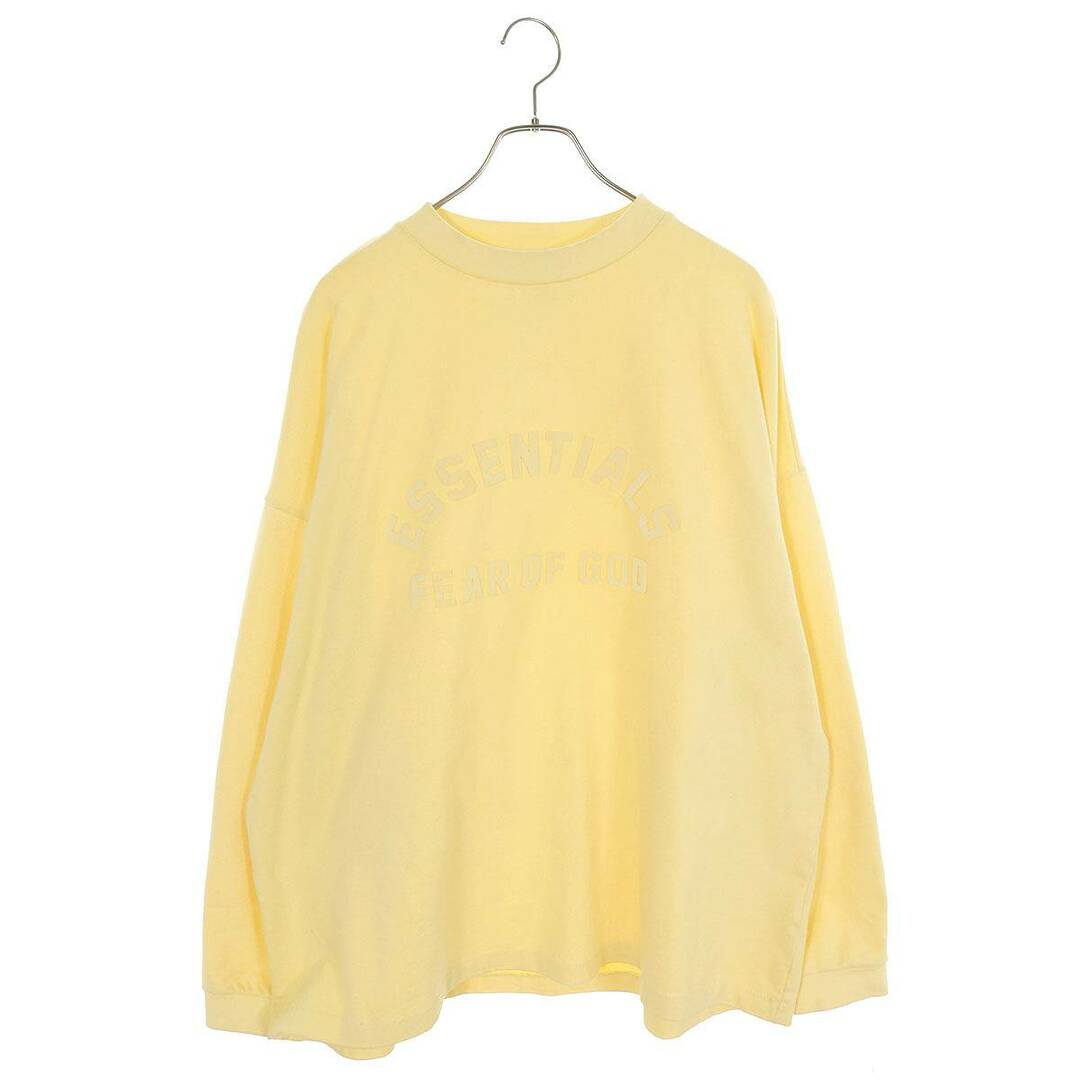 FEAR OF GOD(フィアオブゴッド)のフォグ  ESSENTIALS L/S TEE フロントラバーロゴ長袖カットソー メンズ M メンズのトップス(Tシャツ/カットソー(七分/長袖))の商品写真