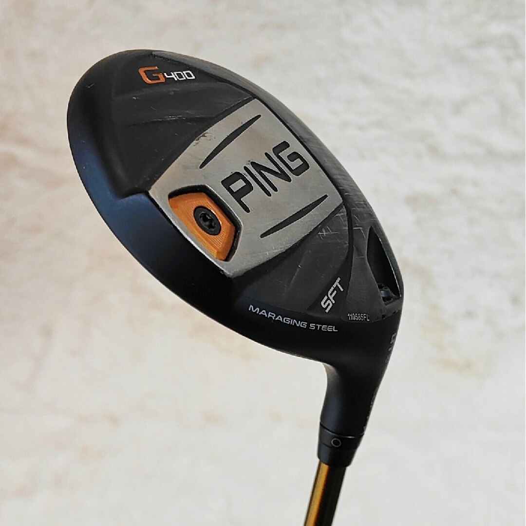 PING(ピン)のG400 SFT 5W フェアウェイウッド　純正カーボンSR スポーツ/アウトドアのゴルフ(クラブ)の商品写真