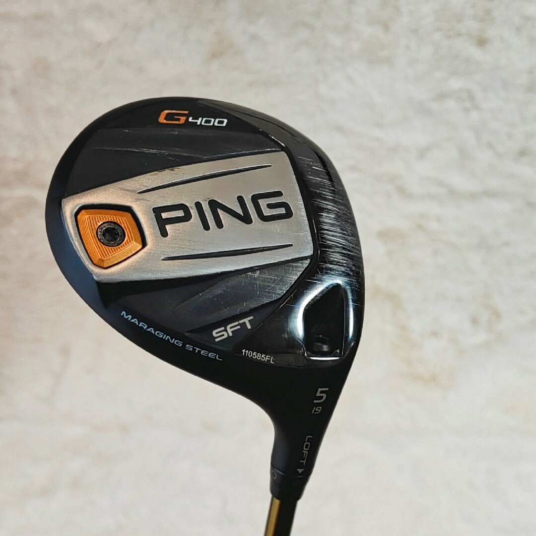 PING(ピン)のG400 SFT 5W フェアウェイウッド　純正カーボンSR スポーツ/アウトドアのゴルフ(クラブ)の商品写真