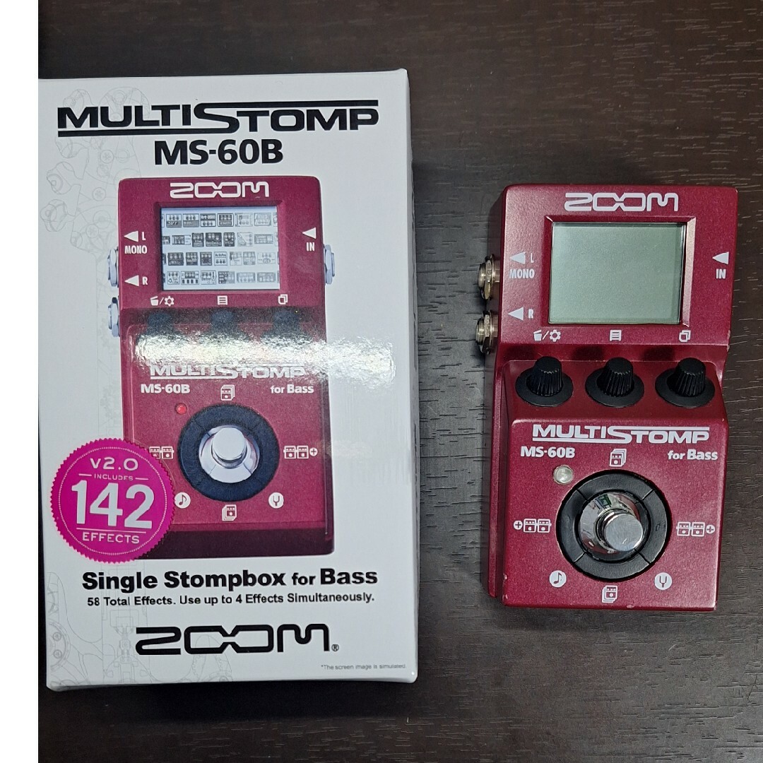 Zoom(ズーム)のZOOM MS-60B MOD 増設スイッチ付属 楽器のベース(ベースエフェクター)の商品写真