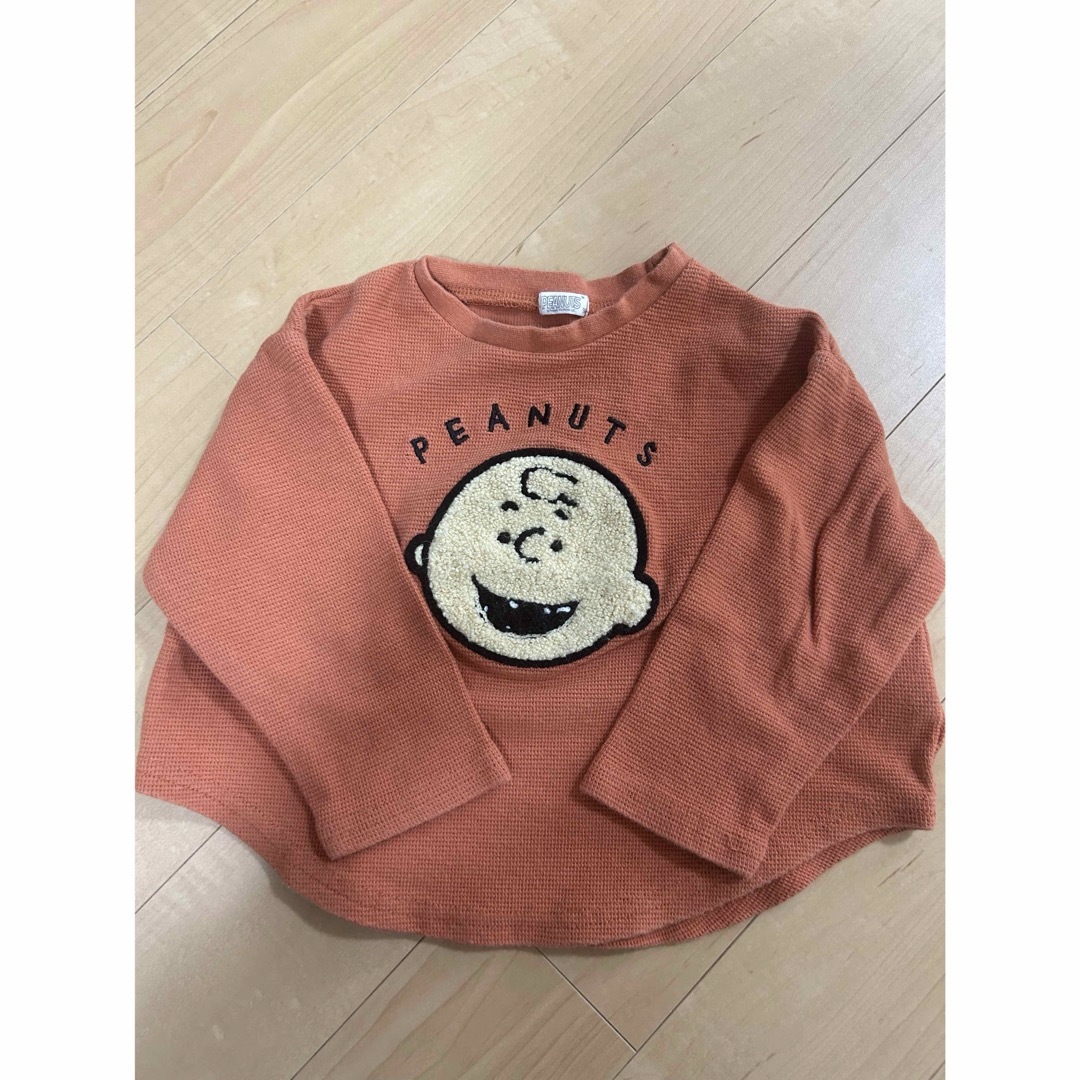 しまむら(シマムラ)の90cm PEANUTS ロンT キッズ/ベビー/マタニティのキッズ服男の子用(90cm~)(Tシャツ/カットソー)の商品写真