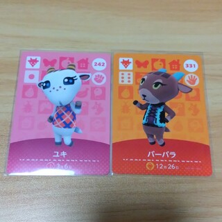 amiiboカード ユキ バーバラ 2枚セット(シングルカード)