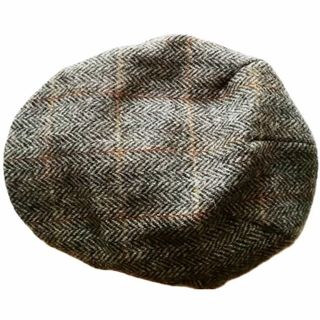 Harris Tweed - ハンチングキャスケット ハリスツイード ヘリンボーン 帽子