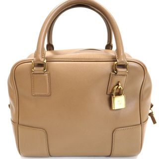 ロエベ(LOEWE)のロエベ ショルダーバッグ ハンドバッグ 2Wayバッグ アマソナ19 本革 ベージュ系 レディース Th960161 中古(ショルダーバッグ)