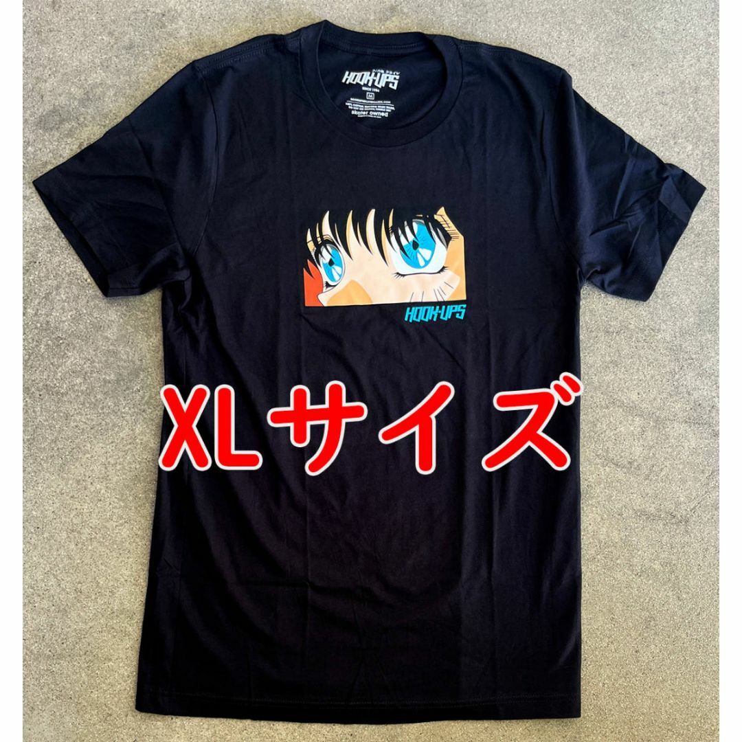 XL Eyes T-shirt Hook-Ups ジェルミクライン黒Tシャツ メンズのトップス(Tシャツ/カットソー(半袖/袖なし))の商品写真