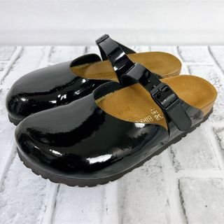 ビルケンシュトック(BIRKENSTOCK)の《美品》BIRKENSTOCK ビルケン ローズマッド サンダル エナメル 38(サンダル)