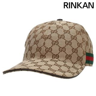 グッチ(Gucci)のグッチ  200035 601491 シェリーラインGGキャンバスベースボールキャップ メンズ L(キャップ)