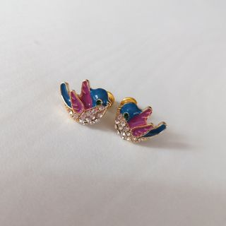 鳥ピアス 青い鳥(ピアス)