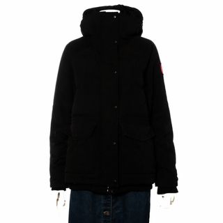 カナダグース(CANADA GOOSE)の美品 CANADA GOOSE カナダグース ダウンジャケット XS ブラック(ダウンジャケット)