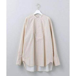 ロク(6 (ROKU))の6 STRIPE BAND COLLAR SHIRT 定価20,900円(シャツ/ブラウス(長袖/七分))