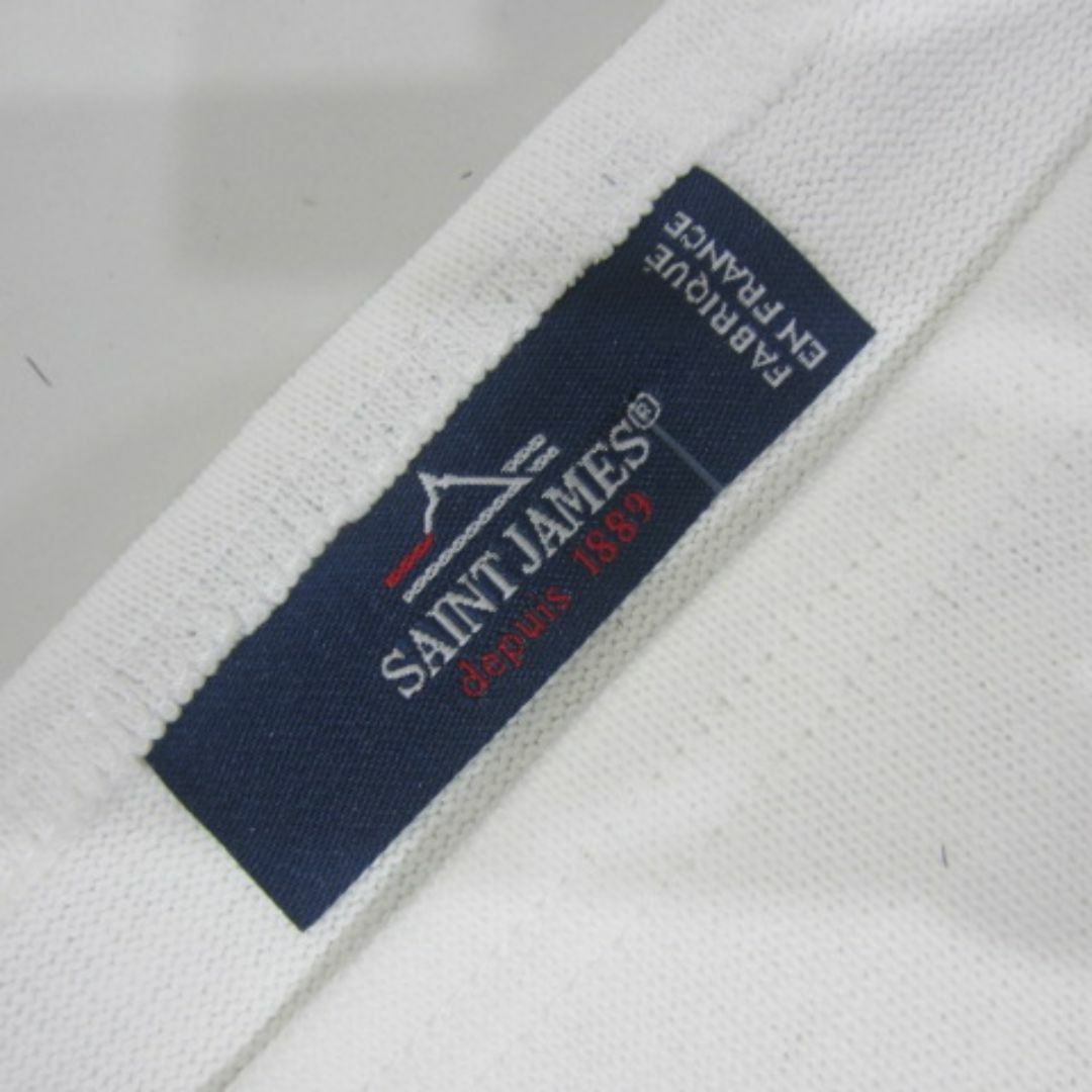 SAINT JAMES(セントジェームス)の【新品】[T4] ウエッソン 半袖 セントジェームス ホワイト 白 neige メンズのトップス(Tシャツ/カットソー(半袖/袖なし))の商品写真