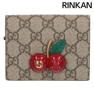 グッチ(Gucci)のグッチ  476050 チェリー GGスプリーム キャンバス財布 レディース(財布)