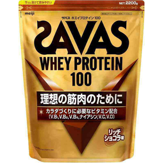 ザバス(SAVAS)のザバス　ホエイプロテイン100 リッチショコラ味　2200g 新品　(プロテイン)