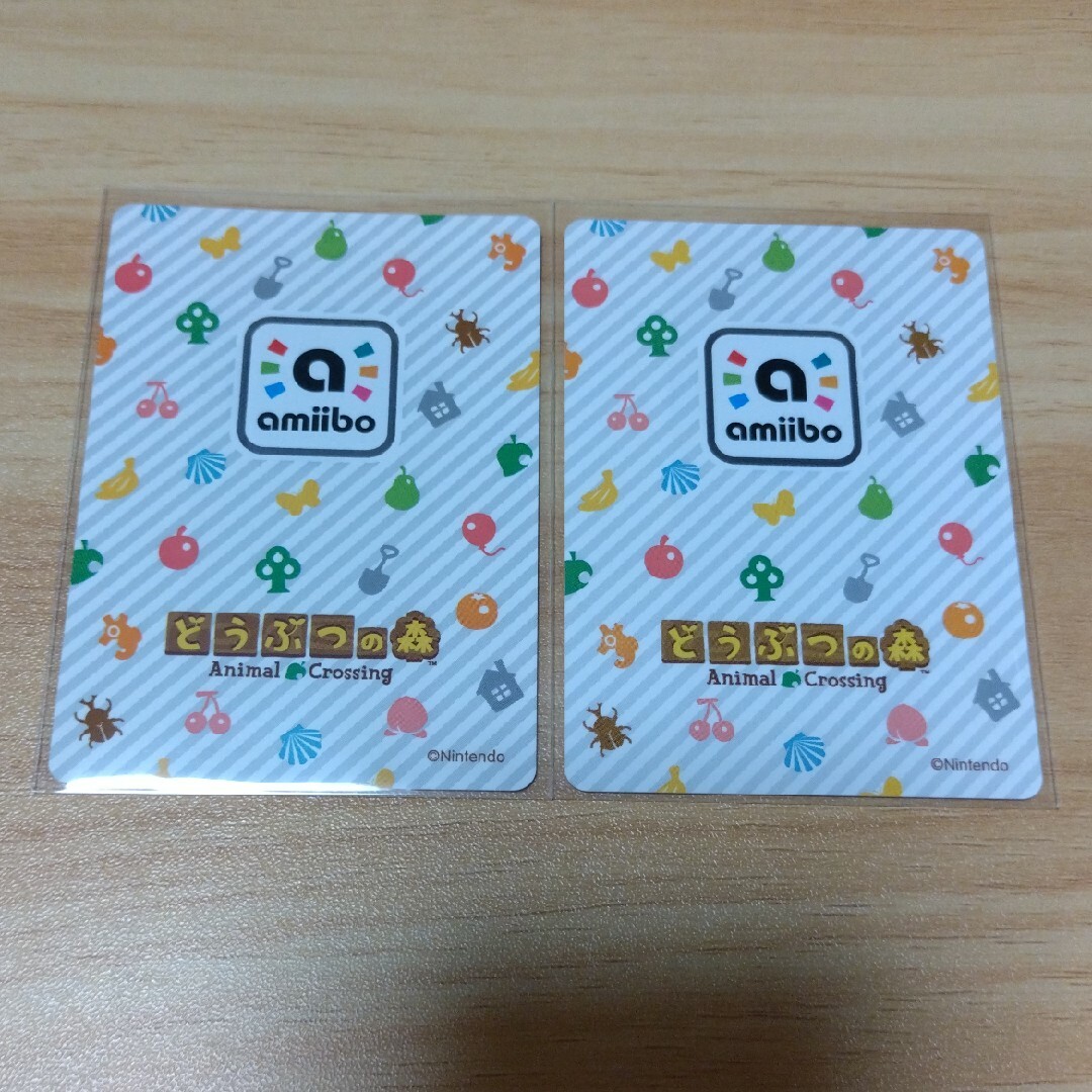 amiiboカード みやび ビーフン 2枚セット エンタメ/ホビーのトレーディングカード(シングルカード)の商品写真