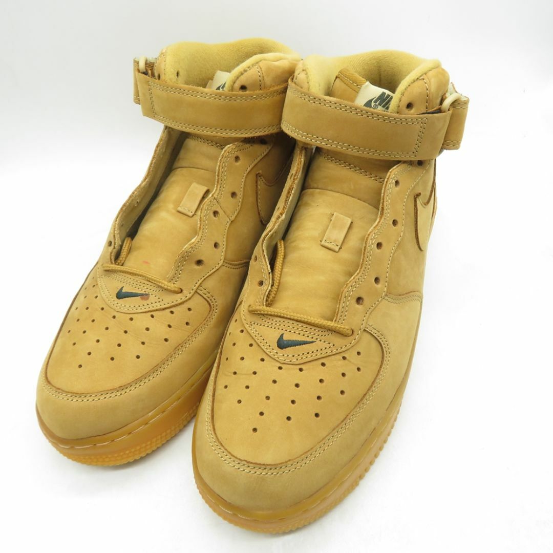  NIKE 2015 AIR FORCE 1 MID 07 PRM QS 715889-200 26.5cm FLAX  メンズの靴/シューズ(スニーカー)の商品写真