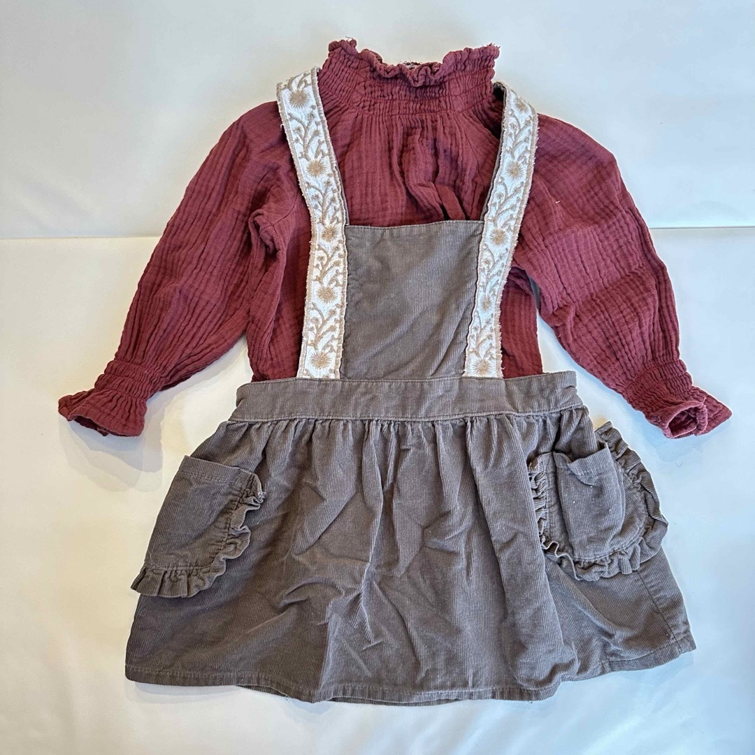 tete a tete(テータテート)のバースデイ　ワンピースセット キッズ/ベビー/マタニティのキッズ服女の子用(90cm~)(ワンピース)の商品写真