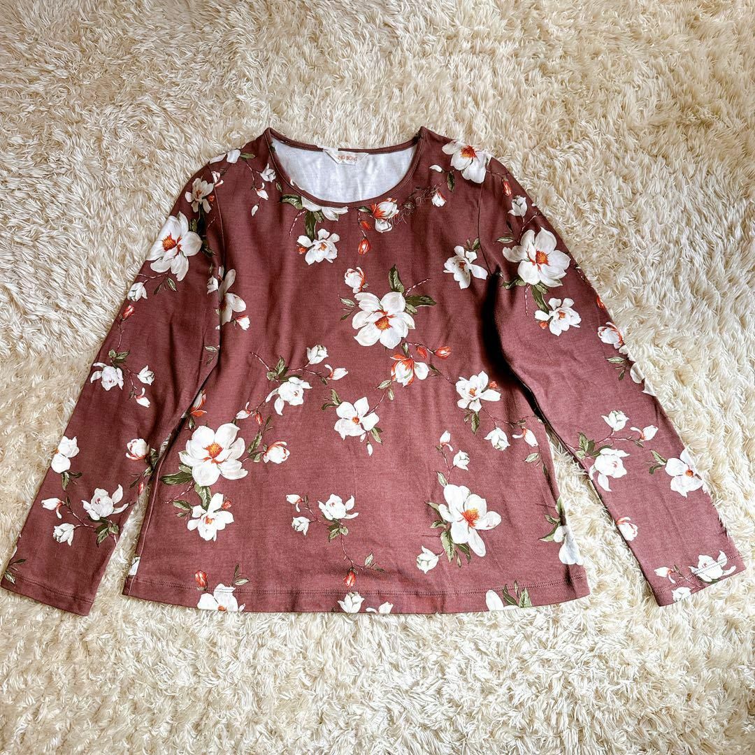 美品♡ インゲボルグ ピンクハウス 花柄 ロンT トップス カットソー 長袖 美品♡ インゲボルグ ピンクハウス 花柄 ロンT トップス カットソー 長袖