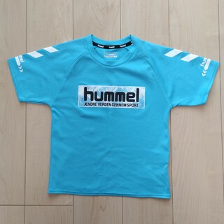 ヒュンメル(hummel)のhummel☆水色Tシャツ130(Tシャツ/カットソー)