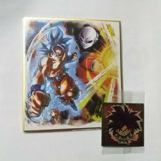 ドラゴンボール(ドラゴンボール)のドラゴンボールの色紙 1枚とウエハースシール1枚のセット(その他)