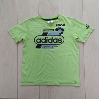 アディダス(adidas)のadidas☆黄緑Tシャツ130(Tシャツ/カットソー)