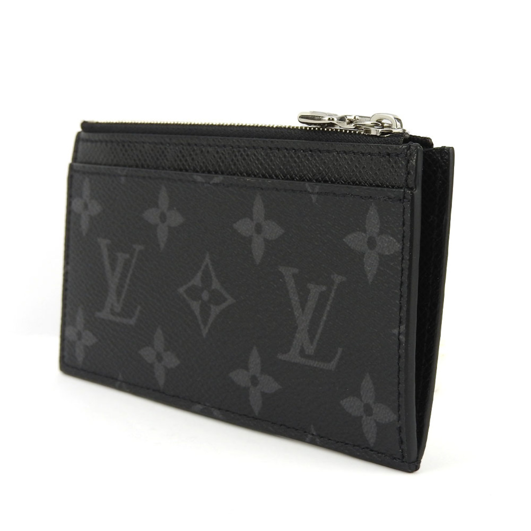 LOUIS VUITTON(ルイヴィトン)の【中古】 ルイ・ヴィトン コインケース コイン・カードホルダー M30271 タイガ モノグラムエクリプス ノワール ブラック シルバー金具 スタイリッシュ 普段使い メンズ 男性 LOUIS VUITTON メンズのファッション小物(コインケース/小銭入れ)の商品写真