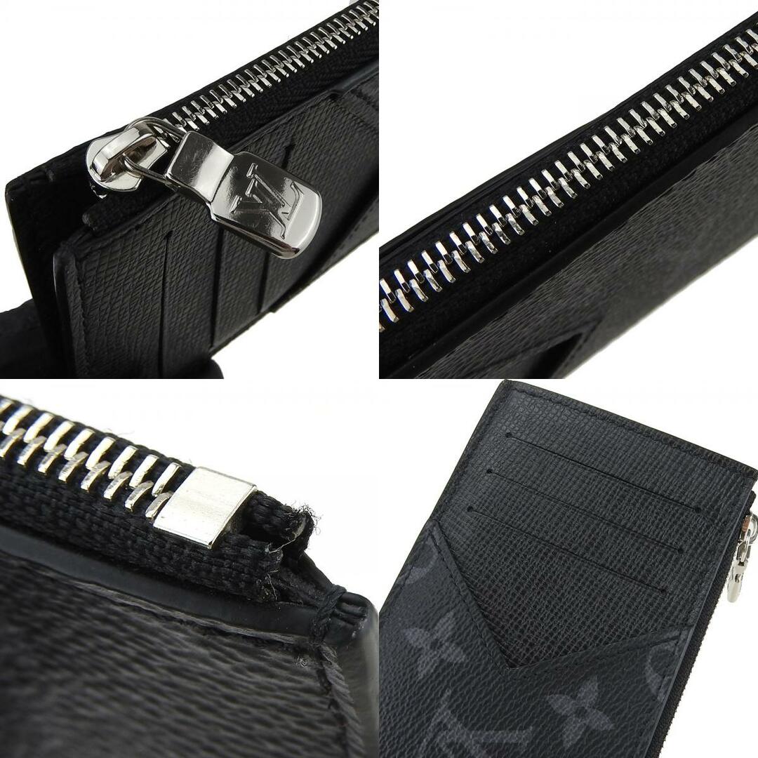 LOUIS VUITTON(ルイヴィトン)の【中古】 ルイ・ヴィトン コインケース コイン・カードホルダー M30271 タイガ モノグラムエクリプス ノワール ブラック シルバー金具 スタイリッシュ 普段使い メンズ 男性 LOUIS VUITTON メンズのファッション小物(コインケース/小銭入れ)の商品写真