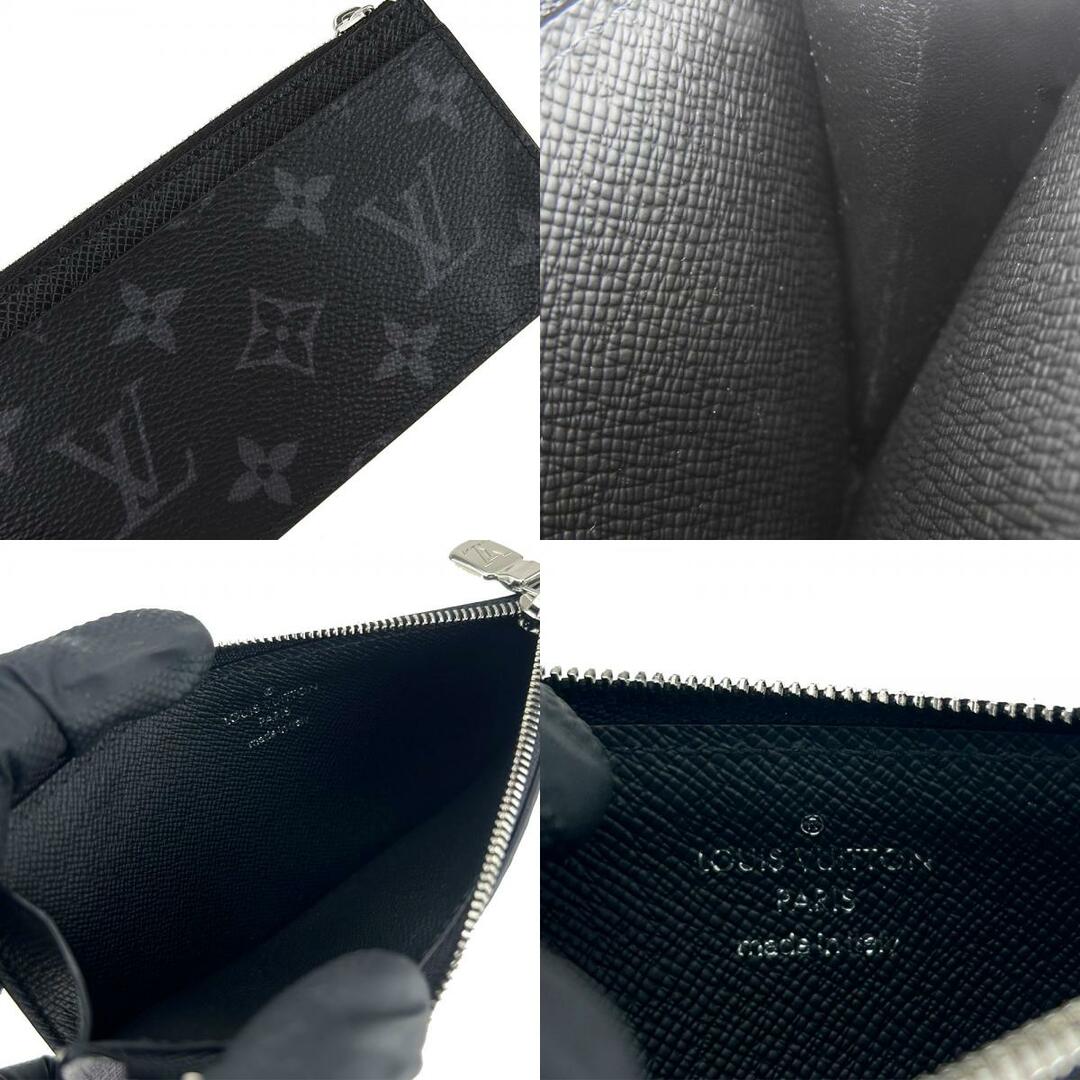 LOUIS VUITTON(ルイヴィトン)の【中古】 ルイ・ヴィトン コインケース コイン・カードホルダー M30271 タイガ モノグラムエクリプス ノワール ブラック シルバー金具 スタイリッシュ 普段使い メンズ 男性 LOUIS VUITTON メンズのファッション小物(コインケース/小銭入れ)の商品写真