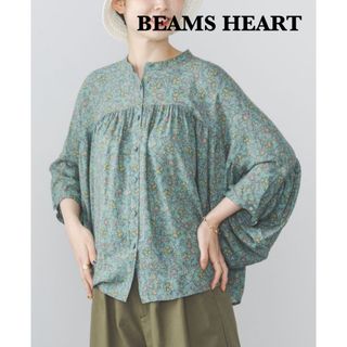 ビームス(BEAMS)のBEAMS HEART / 更紗花柄 切替ブラウス(シャツ/ブラウス(長袖/七分))