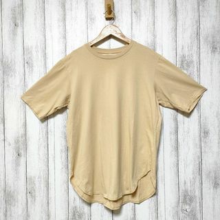 ユニクロ(UNIQLO)のUNIQLO ユニクロ (L)　スムースコットンラウンドヘムロングT(Tシャツ(半袖/袖なし))