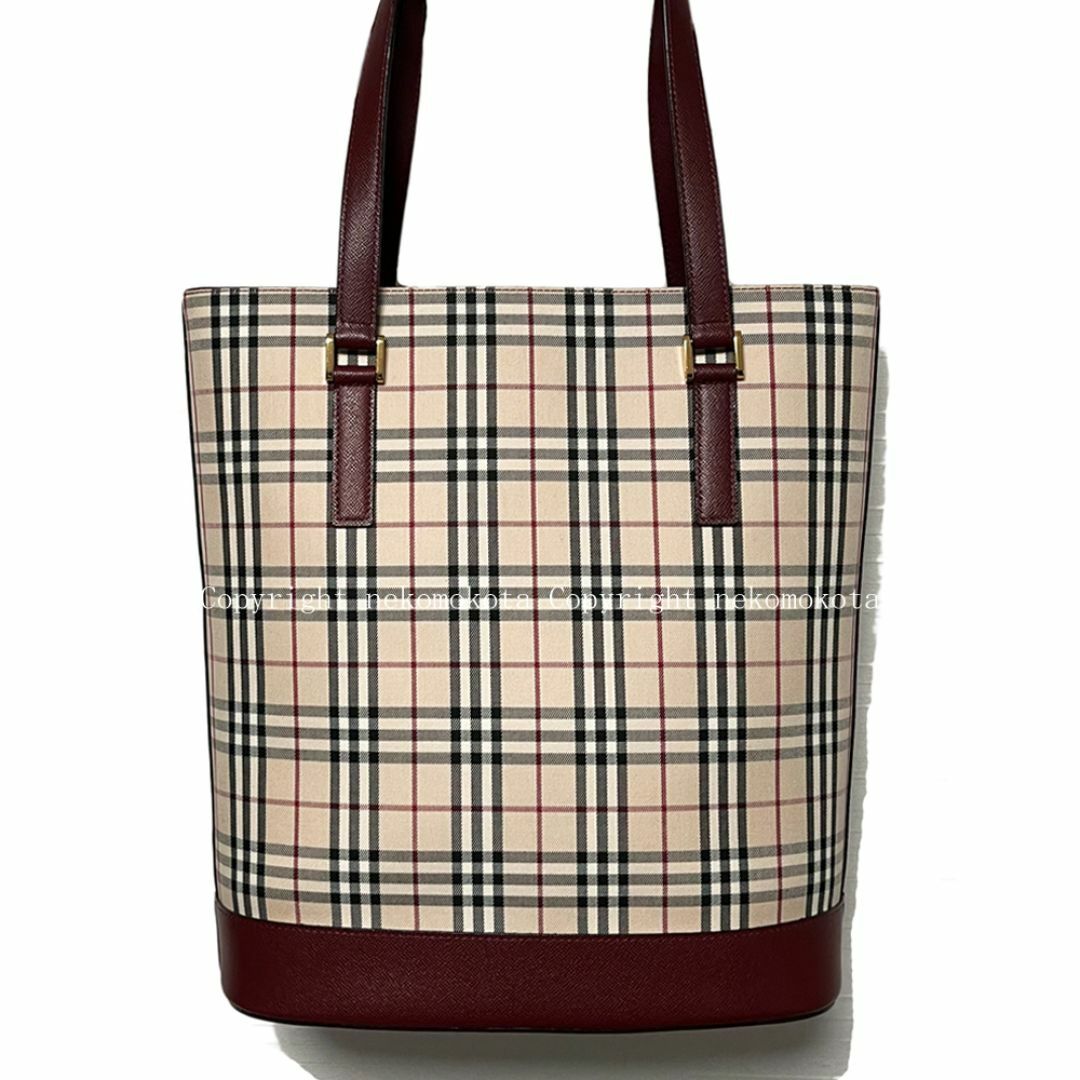 超美品 バーバリー ノバ チェック トート バッグ レディース BURBERRY 超美品 バーバリー ノバ チェック トート バッグ レディース BURBERRY