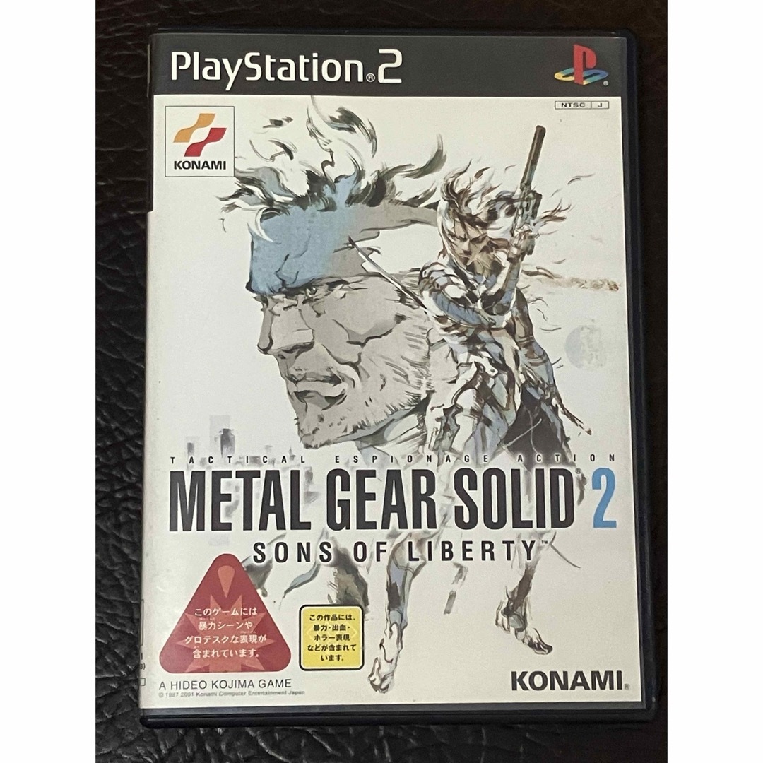 KONAMI(コナミ)の★ 動作品 PS2 アクション ★ メタルギア ソリッド 2 サンズオブリバティ エンタメ/ホビーのゲームソフト/ゲーム機本体(家庭用ゲームソフト)の商品写真