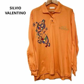 訳あり SILVIO VALENTINO シルビオバレンチノ ポロシャツ  刺繡(ポロシャツ)