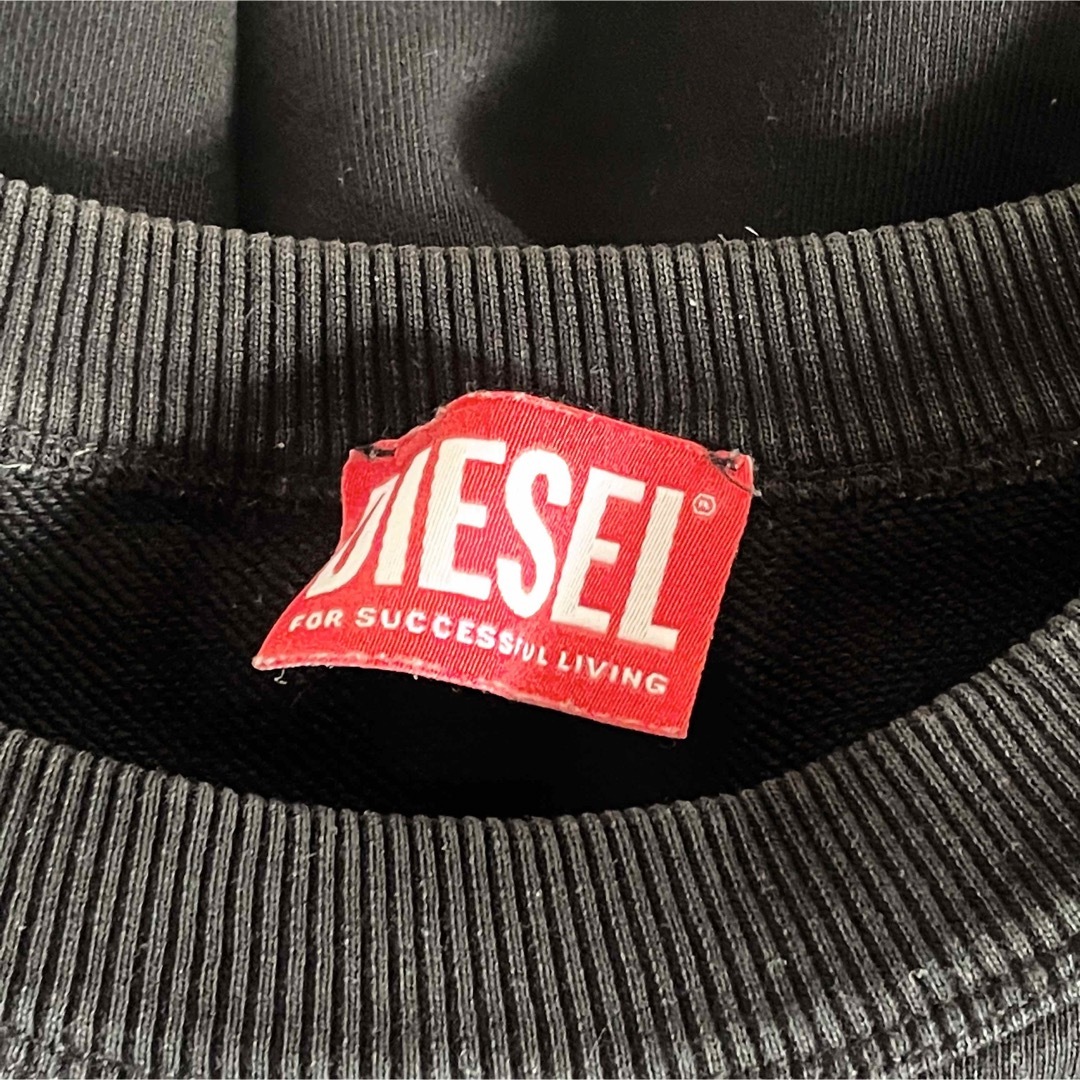 DIESEL(ディーゼル)のDIESEL オーバルD スウェット XL ブラック メンズのトップス(スウェット)の商品写真