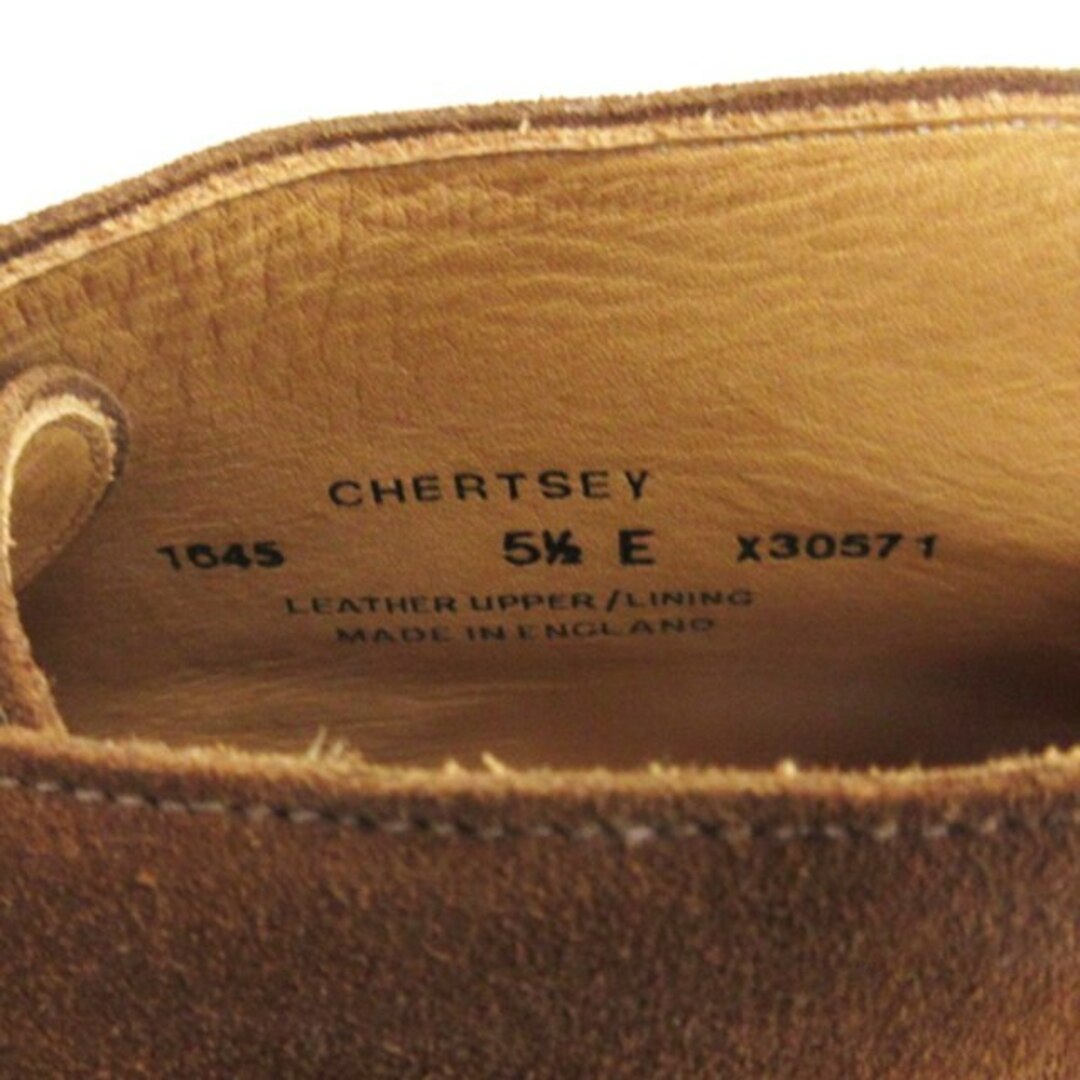 Crockett&Jones(クロケットアンドジョーンズ)のクロケット&ジョーンズ CHERTSEY チャッカブーツ ブラウン 5.5 24 メンズの靴/シューズ(ブーツ)の商品写真