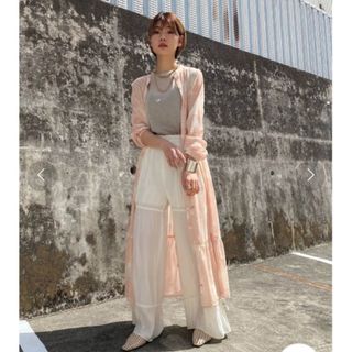 Ameri VINTAGE - AMERI OLIVIA GATHER SHIRT DRESE アメリワンピース