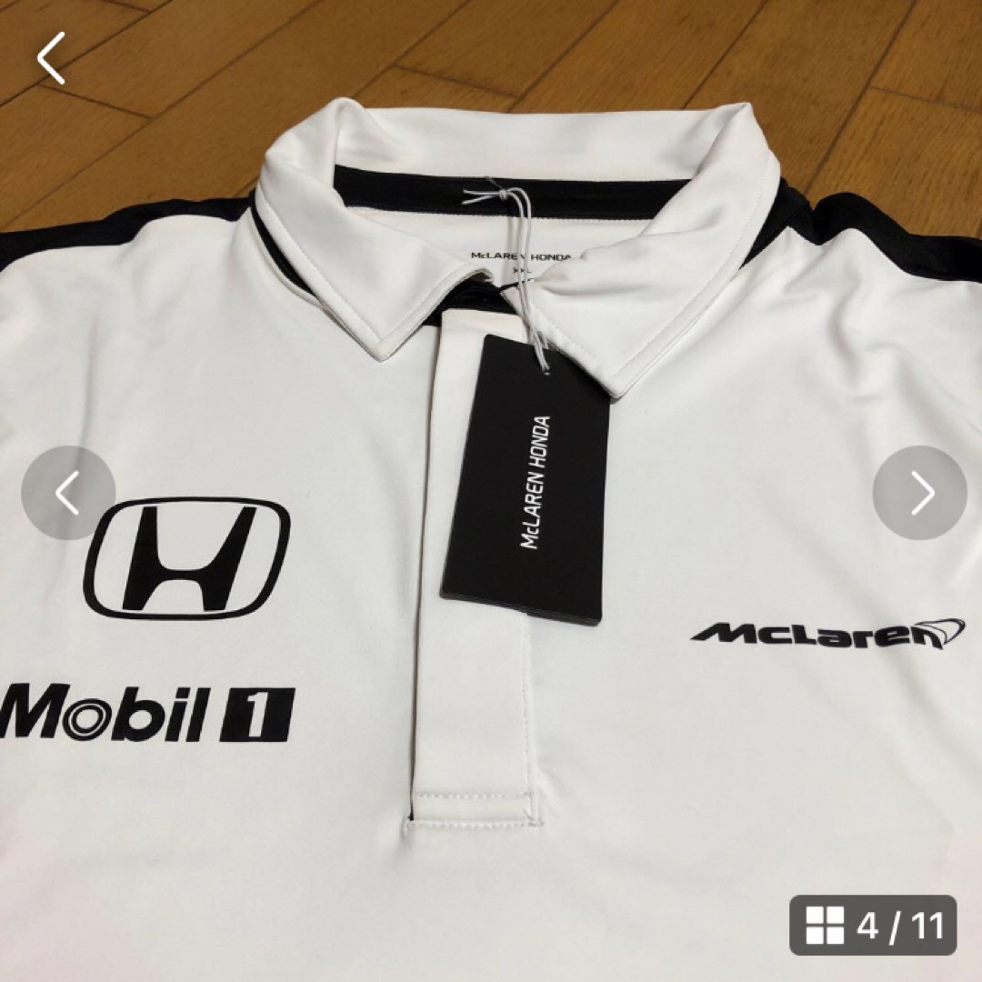 Maclaren(マクラーレン)の新品未使用　マクラーレンホンダ半袖ポロシャツ　XXXL メンズのトップス(ポロシャツ)の商品写真