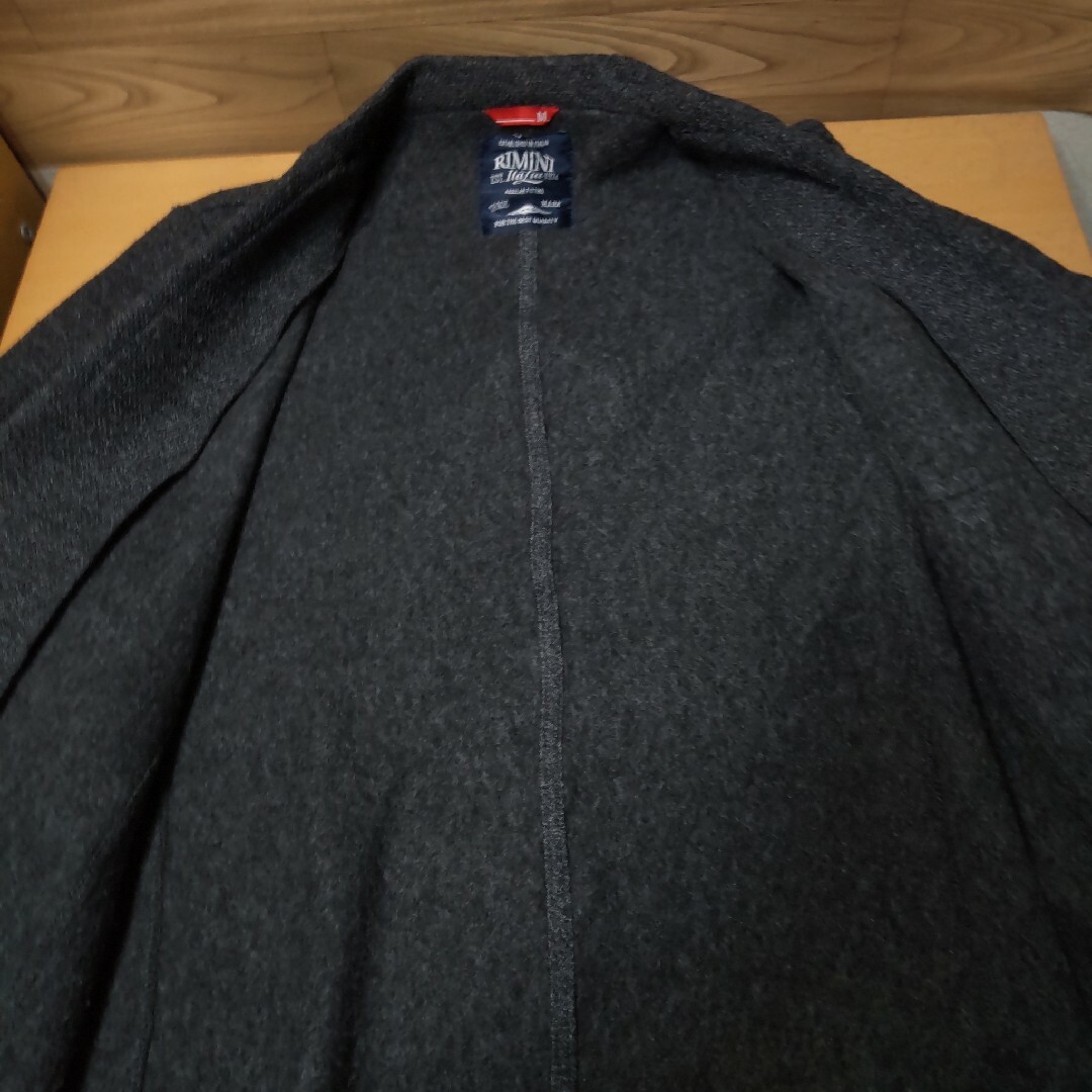 【BALL　カーディガン風ジャケット】メンズ　M サイズ　ダーク グレー メンズのジャケット/アウター(テーラードジャケット)の商品写真