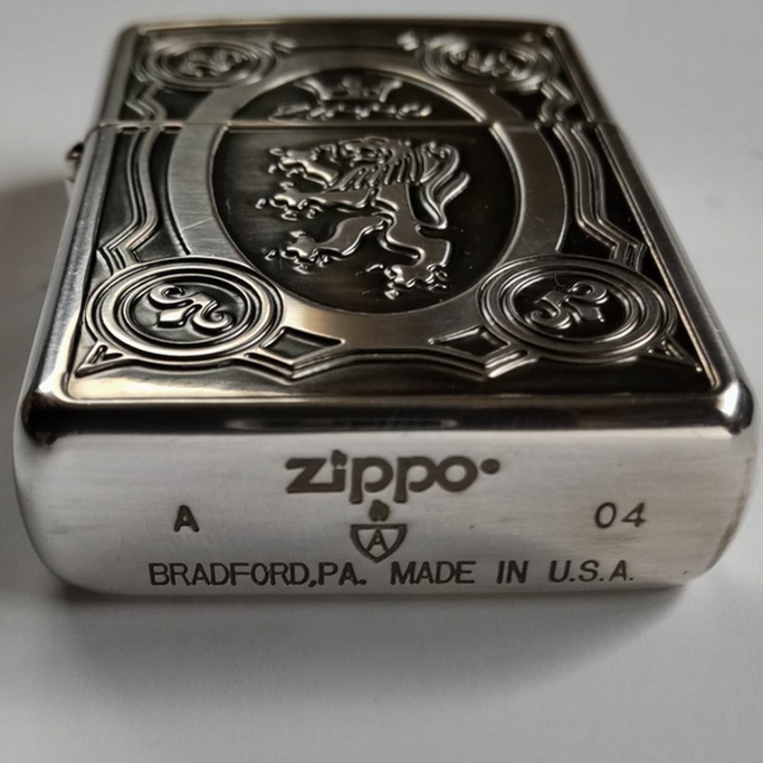 ZIPPO(ジッポー)の【未着火】Zippo アーマー 三次元立体エッチング 両面デザイン メンズのファッション小物(タバコグッズ)の商品写真