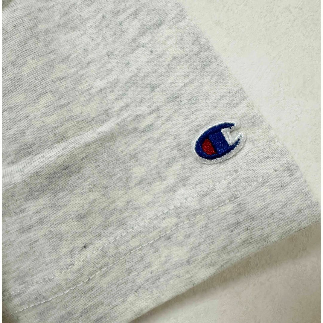 Champion(チャンピオン)の新品 L ★ Champion チャンピオン レディース 半袖 Tシャツ グレー レディースのトップス(Tシャツ(半袖/袖なし))の商品写真